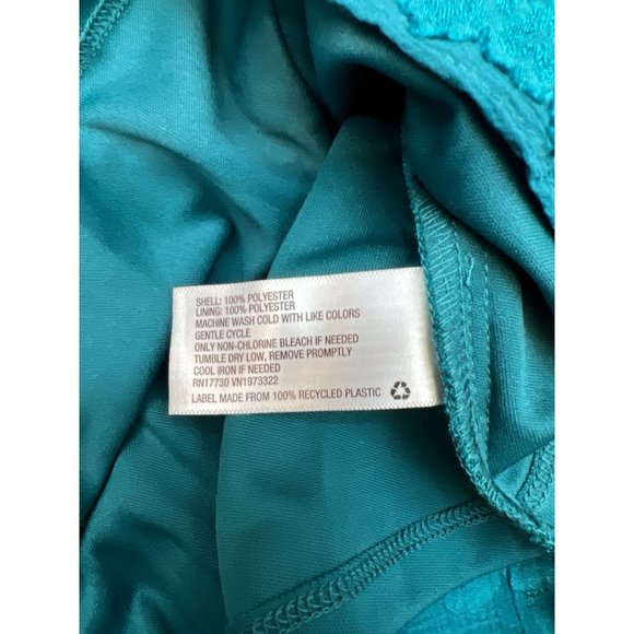 Women's Midi Cloud Embroidered Sleeve-Less Dress - Wild Fable Teal XS - Picture 4 of 8